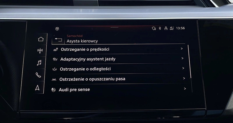 Audi e-tron cena 279900 przebieg: 11819, rok produkcji 2021 z Darłowo małe 742